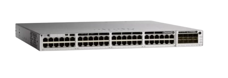 Cisco Catalyst C9300L-48T-4X-E - Switch gestionado con 48 puertos de datos y enlaces ascendentes de 10G.