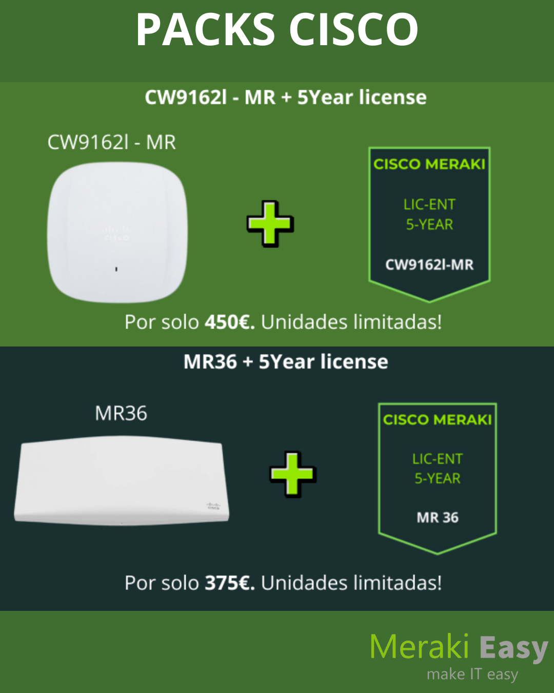 PACKS CISCO